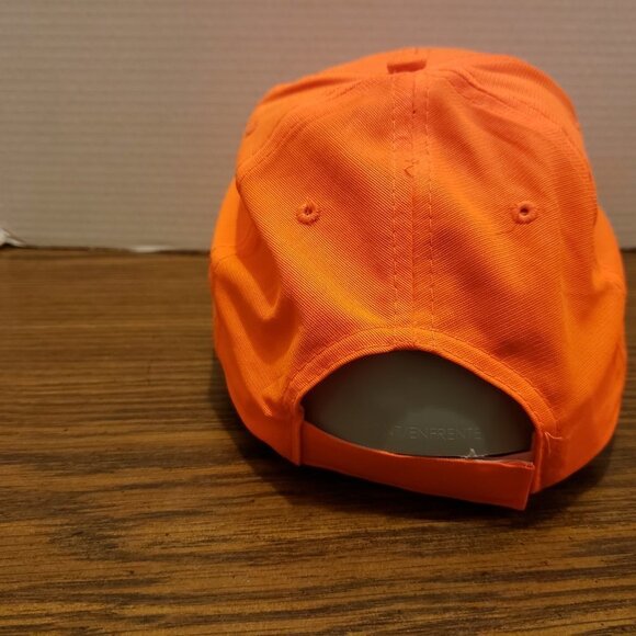 Paramount Outdoors Neon Bright Orange M Logo Strapback Hunting Hat Cap - Picture 4 of 7